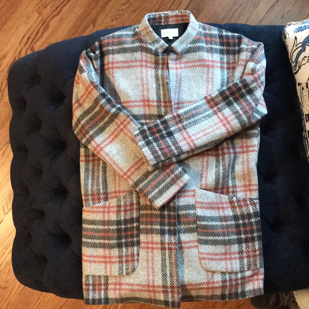 Like new Jolt over size blazer plaid jacket